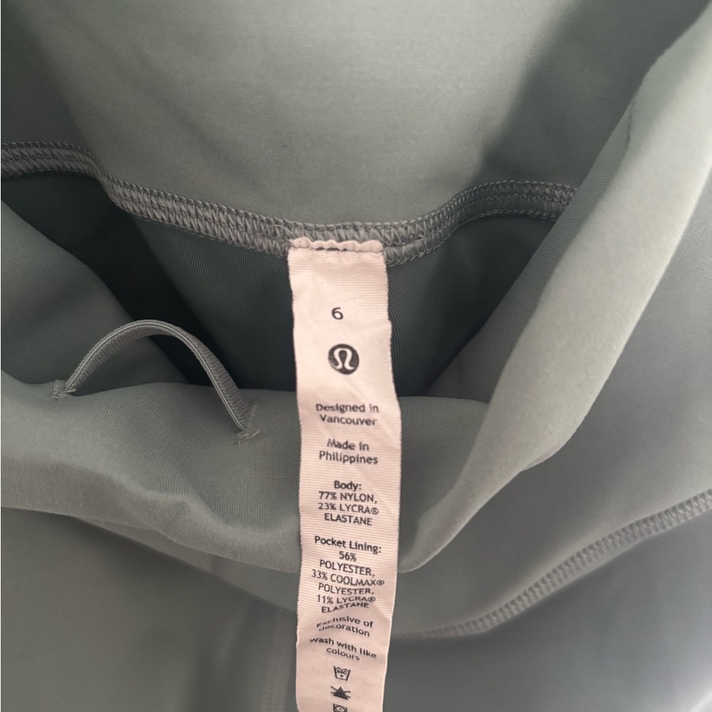 lululemon Align muted sage green leggings (Size 6) - Picture 2 of 3